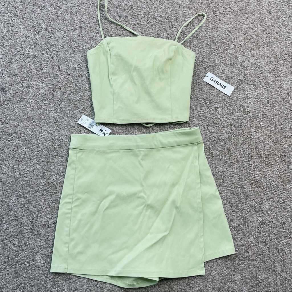 Garage Green Two Piece Skort Set